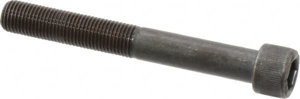 Unbrako - 3/8-24 UNF Hex Socket Drive, Socket Cap Screw - Alloy Steel, Black Oxide Finish, 3" Length Under Head - Exact Tooling