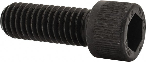 Unbrako - 7/16-14 UNC Hex Socket Drive, Socket Cap Screw - Alloy Steel, Black Oxide Finish, 1-1/4" Length Under Head - Exact Tooling