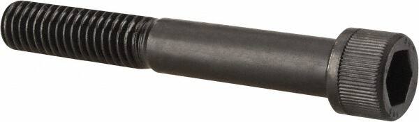 Unbrako - 7/16-14 UNC Hex Socket Drive, Socket Cap Screw - Alloy Steel, Black Oxide Finish, 3" Length Under Head - Exact Tooling
