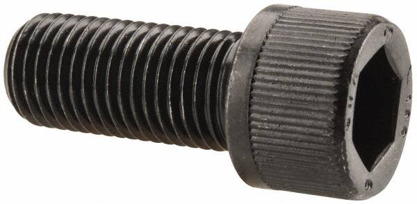Unbrako - 7/16-20 UNF Hex Socket Drive, Socket Cap Screw - Alloy Steel, Black Oxide Finish, 1" Length Under Head - Exact Tooling