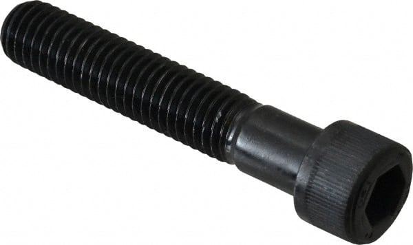 Unbrako - 1/2-13 UNC Hex Socket Drive, Socket Cap Screw - Alloy Steel, Black Oxide Finish, 2-3/4" Length Under Head - Exact Tooling