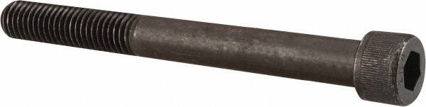 Unbrako - 1/2-13 UNC Hex Socket Drive, Socket Cap Screw - Alloy Steel, Black Oxide Finish, 4-3/4" Length Under Head - Exact Tooling
