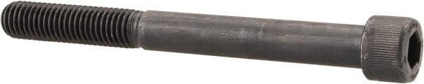 Unbrako - 1/2-13 UNC Hex Socket Drive, Socket Cap Screw - Alloy Steel, Black Oxide Finish, 5" Length Under Head - Exact Tooling