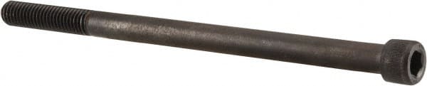 Unbrako - 1/2-13 UNC Hex Socket Drive, Socket Cap Screw - Alloy Steel, Black Oxide Finish, 8" Length Under Head - Exact Tooling