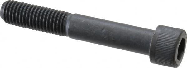 Unbrako - 5/8-11 UNC Hex Socket Drive, Socket Cap Screw - Alloy Steel, Black Oxide Finish, 4" Length Under Head - Exact Tooling