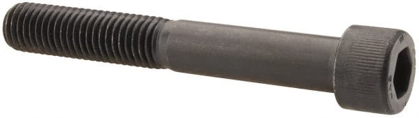 Unbrako - 5/8-11 UNC Hex Socket Drive, Socket Cap Screw - Alloy Steel, Black Oxide Finish, 4-1/2" Length Under Head - Exact Tooling