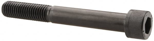 Unbrako - 5/8-11 UNC Hex Socket Drive, Socket Cap Screw - Alloy Steel, Black Oxide Finish, 5" Length Under Head - Exact Tooling