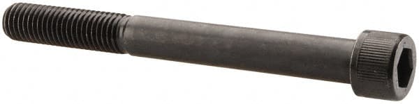 Unbrako - 5/8-11 UNC Hex Socket Drive, Socket Cap Screw - Alloy Steel, Black Oxide Finish, 6" Length Under Head - Exact Tooling