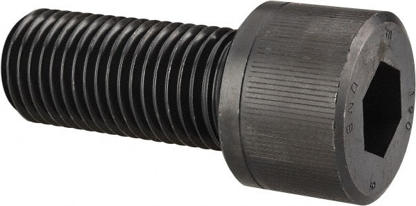 Unbrako - 3/4-10 UNC Hex Socket Drive, Socket Cap Screw - Alloy Steel, Black Oxide Finish, 2-3/4" Length Under Head - Exact Tooling