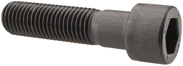 Unbrako - 7/8-9 UNC Hex Socket Drive, Socket Cap Screw - Alloy Steel, Black Oxide Finish, 3-1/2" Length Under Head - Exact Tooling