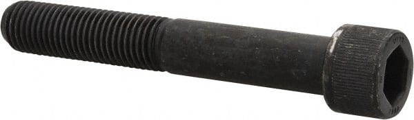 Unbrako - 7/8-9 UNC Hex Socket Drive, Socket Cap Screw - Alloy Steel, Black Oxide Finish, 6" Length Under Head - Exact Tooling