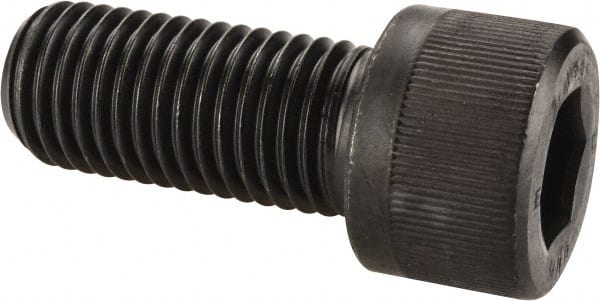 Unbrako - 1-8 UNC Hex Socket Drive, Socket Cap Screw - Alloy Steel, Black Oxide Finish, 2-1/4" Length Under Head - Exact Tooling