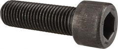 Unbrako - 1-8 UNC Hex Socket Drive, Socket Cap Screw - Alloy Steel, Black Oxide Finish, 3-1/4" Length Under Head - Exact Tooling
