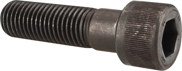 Unbrako - 1-8 UNC Hex Socket Drive, Socket Cap Screw - Alloy Steel, Black Oxide Finish, 3-1/2" Length Under Head - Exact Tooling