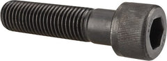 Unbrako - 1-8 UNC Hex Socket Drive, Socket Cap Screw - Alloy Steel, Black Oxide Finish, 4" Length Under Head - Exact Tooling