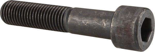 Unbrako - 1-8 UNC Hex Socket Drive, Socket Cap Screw - Alloy Steel, Black Oxide Finish, 5" Length Under Head - Exact Tooling