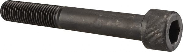 Unbrako - 1-8 UNC Hex Socket Drive, Socket Cap Screw - Alloy Steel, Black Oxide Finish, 7" Length Under Head - Exact Tooling