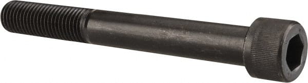 Unbrako - 1-8 UNC Hex Socket Drive, Socket Cap Screw - Alloy Steel, Black Oxide Finish, 8" Length Under Head - Exact Tooling