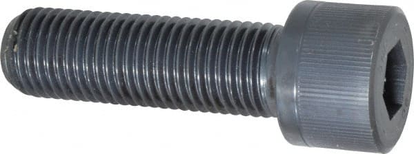 Unbrako - 1-1/4 - 7 UNC Hex Socket Drive, Socket Cap Screw - Alloy Steel, Black Oxide Finish, 4" Length Under Head - Exact Tooling