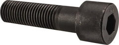 Unbrako - 1-1/4 - 7 UNC Hex Socket Drive, Socket Cap Screw - Alloy Steel, Black Oxide Finish, 4-1/2" Length Under Head - Exact Tooling