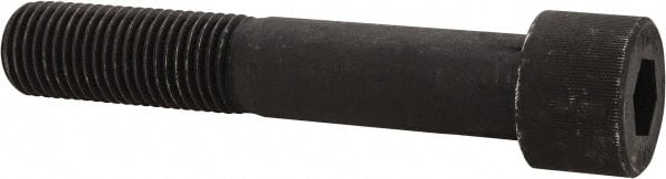 Unbrako - 1-1/4 - 7 UNC Hex Socket Drive, Socket Cap Screw - Alloy Steel, Black Oxide Finish, 7" Length Under Head - Exact Tooling