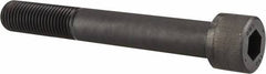 Unbrako - 1-1/4 - 7 UNC Hex Socket Drive, Socket Cap Screw - Alloy Steel, Black Oxide Finish, 9" Length Under Head - Exact Tooling