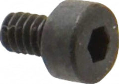 Unbrako - M2x0.40 Metric Coarse Hex Socket Drive, Socket Cap Screw - Grade 12.9 Alloy Steel, Black Oxide Finish, 3mm Length Under Head - Exact Tooling