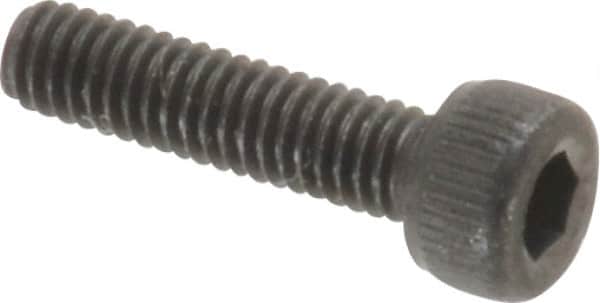Unbrako - M2.5x0.45 Metric Coarse Hex Socket Drive, Socket Cap Screw - Grade 12.9 Alloy Steel, Black Oxide Finish, 10mm Length Under Head - Exact Tooling