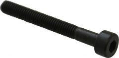 Unbrako - M3x0.50 Metric Coarse Hex Socket Drive, Socket Cap Screw - Grade 12.9 Alloy Steel, Black Oxide Finish, 25mm Length Under Head - Exact Tooling