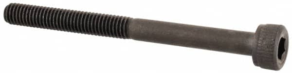 Unbrako - M3x0.50 Metric Coarse Hex Socket Drive, Socket Cap Screw - Grade 12.9 Alloy Steel, Black Oxide Finish, 35mm Length Under Head - Exact Tooling