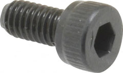 Unbrako - M4x0.70 Metric Coarse Hex Socket Drive, Socket Cap Screw - Grade 12.9 Alloy Steel, Black Oxide Finish, 8mm Length Under Head - Exact Tooling