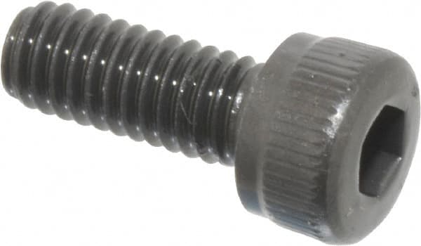 Unbrako - M4x0.70 Metric Coarse Hex Socket Drive, Socket Cap Screw - Grade 12.9 Alloy Steel, Black Oxide Finish, 10mm Length Under Head - Exact Tooling