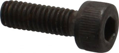 Unbrako - M4x0.70 Metric Coarse Hex Socket Drive, Socket Cap Screw - Grade 12.9 Alloy Steel, Black Oxide Finish, 12mm Length Under Head - Exact Tooling