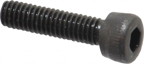Unbrako - M4x0.70 Metric Coarse Hex Socket Drive, Socket Cap Screw - Grade 12.9 Alloy Steel, Black Oxide Finish, 16mm Length Under Head - Exact Tooling