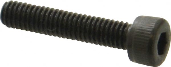 Unbrako - M4x0.70 Metric Coarse Hex Socket Drive, Socket Cap Screw - Grade 12.9 Alloy Steel, Black Oxide Finish, 20mm Length Under Head - Exact Tooling
