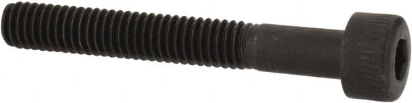 Unbrako - M4x0.70 Metric Coarse Hex Socket Drive, Socket Cap Screw - Grade 12.9 Alloy Steel, Black Oxide Finish, 30mm Length Under Head - Exact Tooling