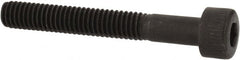 Unbrako - M4x0.70 Metric Coarse Hex Socket Drive, Socket Cap Screw - Grade 12.9 Alloy Steel, Black Oxide Finish, 30mm Length Under Head - Exact Tooling