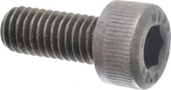 Unbrako - M5x0.80 Metric Coarse Hex Socket Drive, Socket Cap Screw - Grade 12.9 Alloy Steel, Black Oxide Finish, 12mm Length Under Head - Exact Tooling