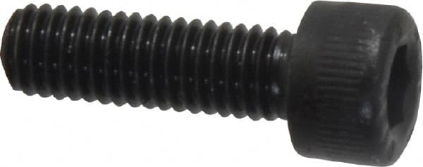 Unbrako - M5x0.80 Metric Coarse Hex Socket Drive, Socket Cap Screw - Grade 12.9 Alloy Steel, Black Oxide Finish, 16mm Length Under Head - Exact Tooling