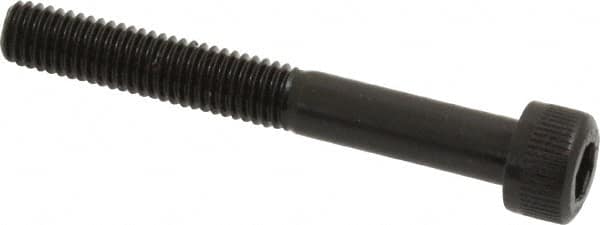 Unbrako - M5x0.80 Metric Coarse Hex Socket Drive, Socket Cap Screw - Grade 12.9 Alloy Steel, Black Oxide Finish, 40mm Length Under Head - Exact Tooling