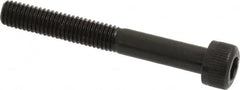 Unbrako - M5x0.80 Metric Coarse Hex Socket Drive, Socket Cap Screw - Grade 12.9 Alloy Steel, Black Oxide Finish, 40mm Length Under Head - Exact Tooling