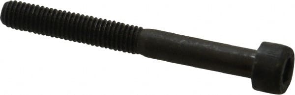 Unbrako - M5x0.80 Metric Coarse Hex Socket Drive, Socket Cap Screw - Grade 12.9 Alloy Steel, Black Oxide Finish, 45mm Length Under Head - Exact Tooling