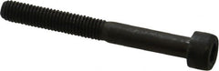 Unbrako - M5x0.80 Metric Coarse Hex Socket Drive, Socket Cap Screw - Grade 12.9 Alloy Steel, Black Oxide Finish, 45mm Length Under Head - Exact Tooling