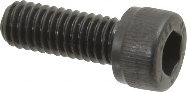 Unbrako - M6x1.00 Metric Coarse Hex Socket Drive, Socket Cap Screw - Grade 12.9 Alloy Steel, Black Oxide Finish, 16mm Length Under Head - Exact Tooling