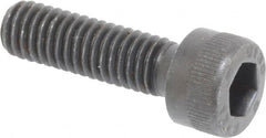 Unbrako - M6x1.00 Metric Coarse Hex Socket Drive, Socket Cap Screw - Grade 12.9 Alloy Steel, Black Oxide Finish, 20mm Length Under Head - Exact Tooling
