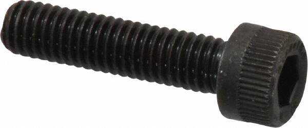 Unbrako - M6x1.00 Metric Coarse Hex Socket Drive, Socket Cap Screw - Grade 12.9 Alloy Steel, Black Oxide Finish, 25mm Length Under Head - Exact Tooling