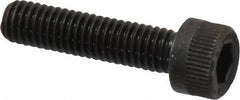 Unbrako - M6x1.00 Metric Coarse Hex Socket Drive, Socket Cap Screw - Grade 12.9 Alloy Steel, Black Oxide Finish, 25mm Length Under Head - Exact Tooling