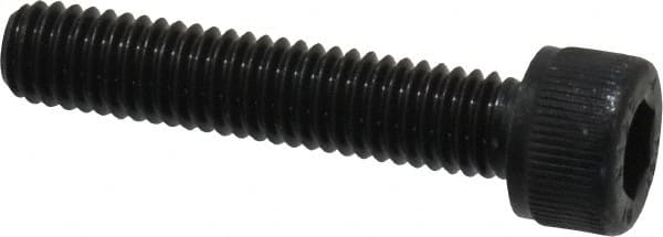 Unbrako - M6x1.00 Metric Coarse Hex Socket Drive, Socket Cap Screw - Grade 12.9 Alloy Steel, Black Oxide Finish, 30mm Length Under Head - Exact Tooling
