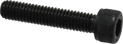 Unbrako - M6x1.00 Metric Coarse Hex Socket Drive, Socket Cap Screw - Grade 12.9 Alloy Steel, Black Oxide Finish, 30mm Length Under Head - Exact Tooling