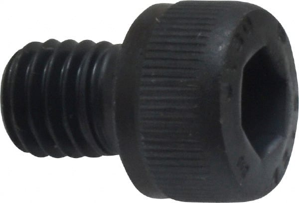 Unbrako - M8x1.25 Metric Coarse Hex Socket Drive, Socket Cap Screw - Grade 12.9 Alloy Steel, Black Oxide Finish, 10mm Length Under Head - Exact Tooling